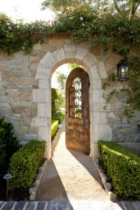 Rustic Tuscan Farmhouse Style Stone Villa in California