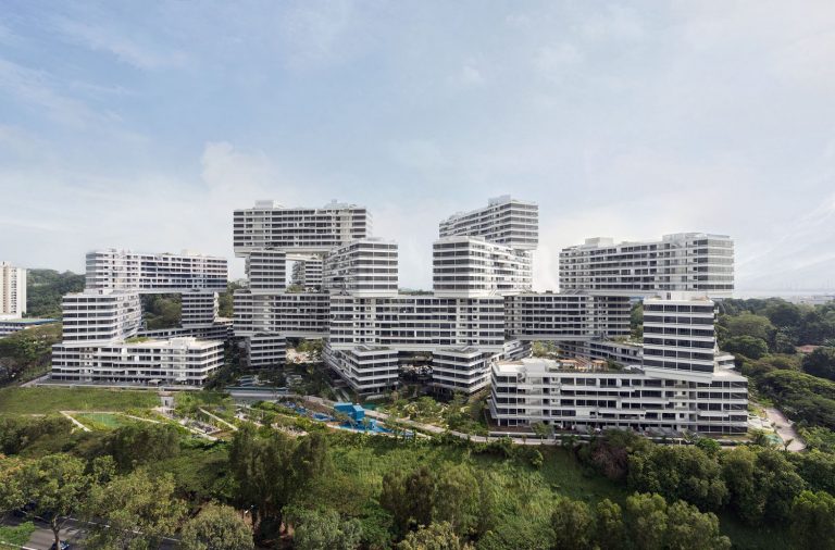 The Interlace Vertical Village Apartment Complex in Singapore by Ole