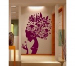 Decorate Your Living Room With Wall Decals | iDesignArch | Interior